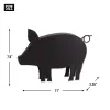 Realistic Pig and Piglets Sculpture - Farm Animal Decor for Home and Garden
