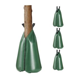 VEVOR Tree Watering Bag Slow Release 4 Pack 20 Gallons, Water Bags for Trees, Refillable Tree Drip Irrigation Bags with Zipper